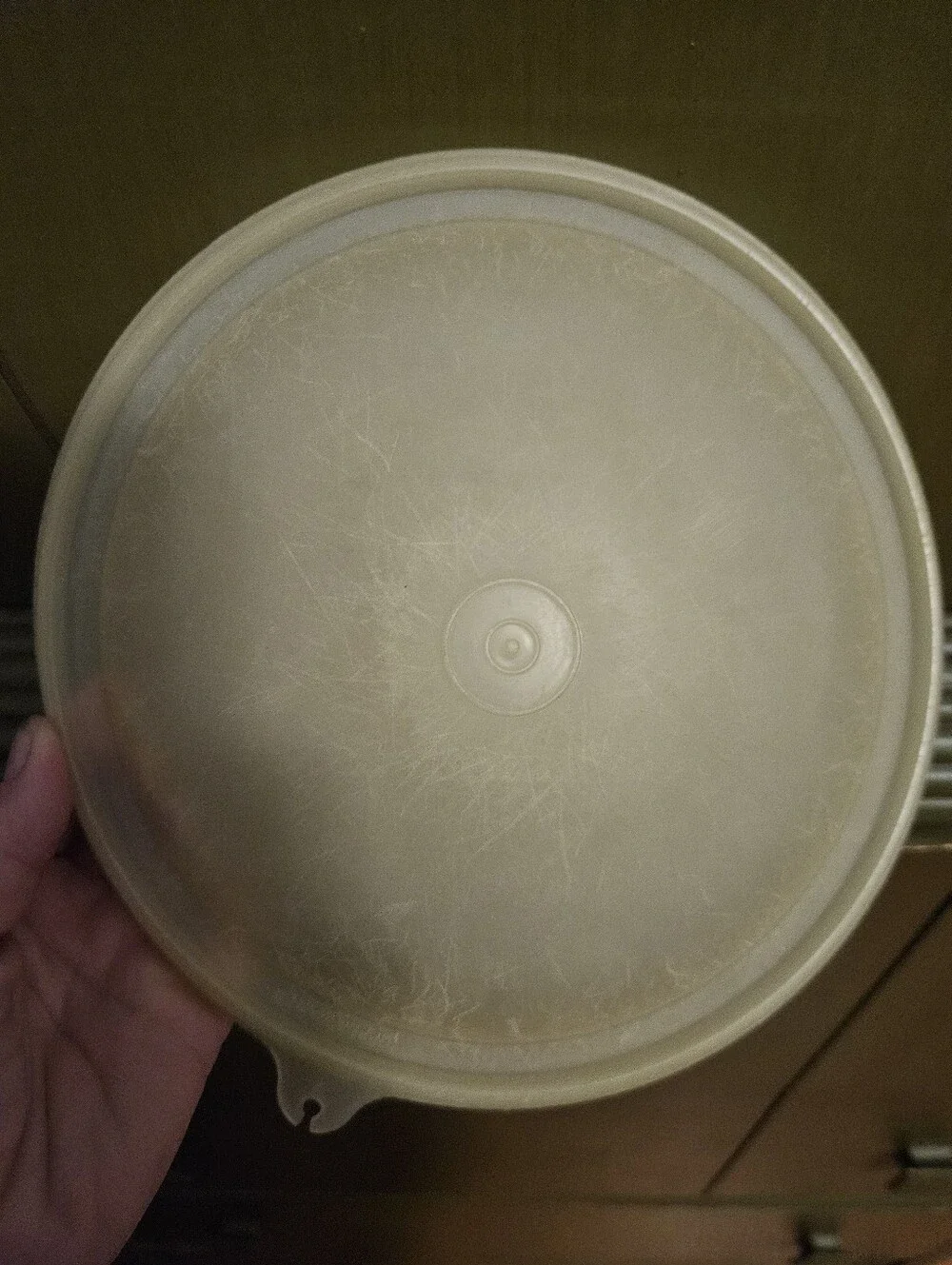 VINTAGE * Tupperware Lettuce Keeper * 1424-4 w/ LID & Spike
